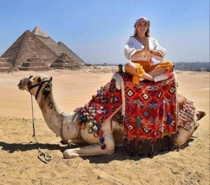 Momen Pyramids Inn Kafret el-Gabal Kültér fotó