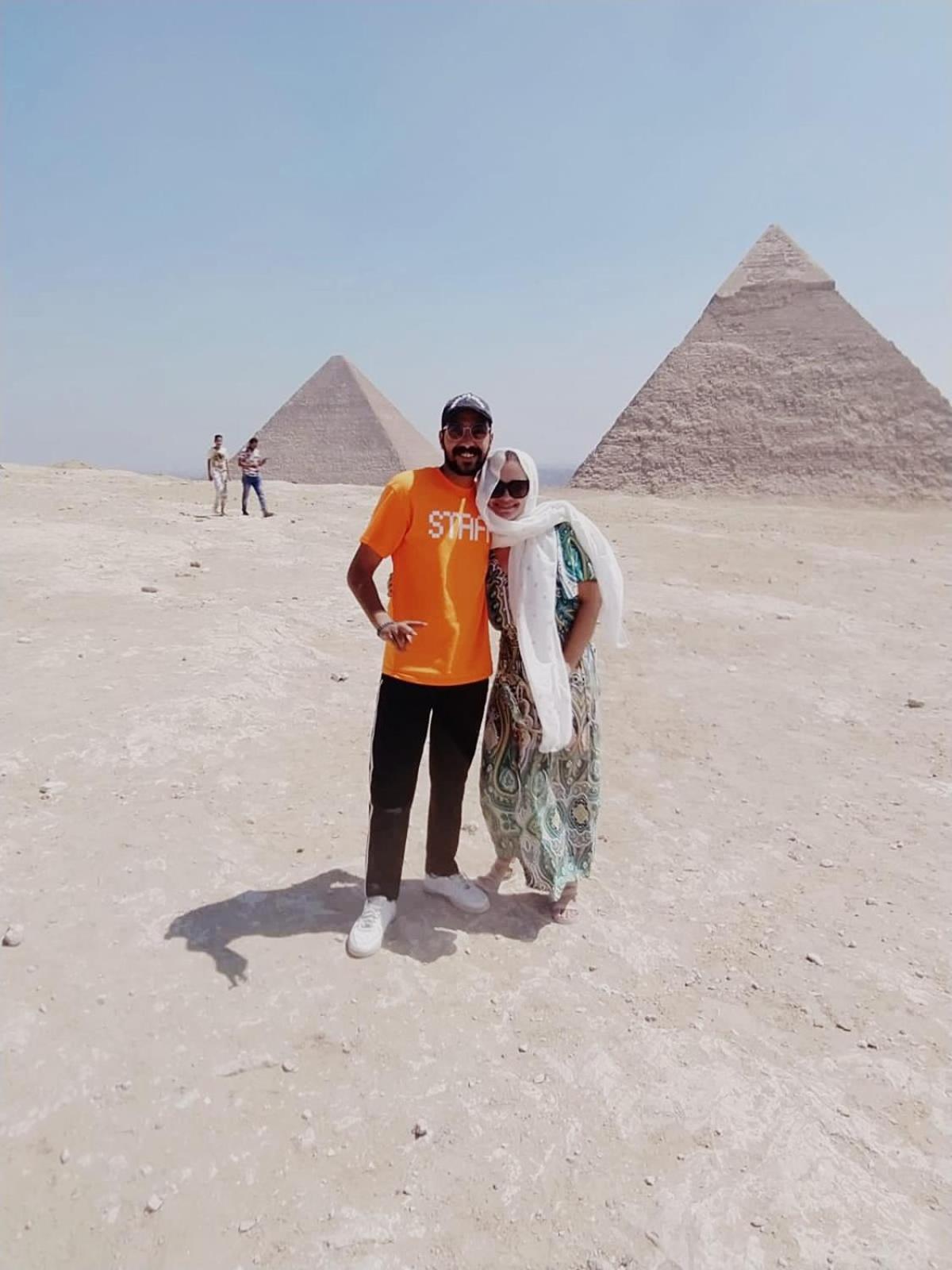 Momen Pyramids Inn Kafret el-Gabal Kültér fotó